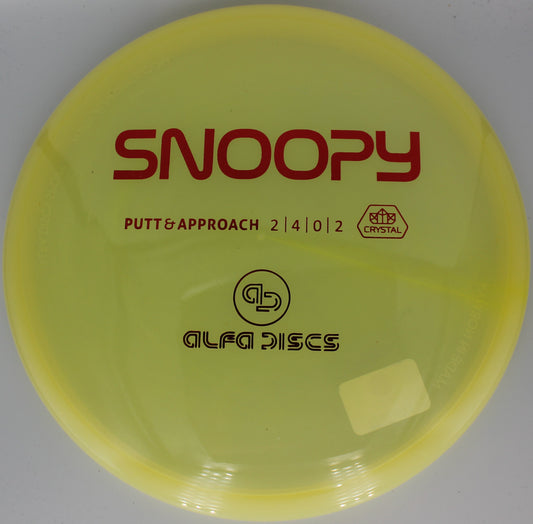 ALFA DISCS CRYSTAL SNOOPY