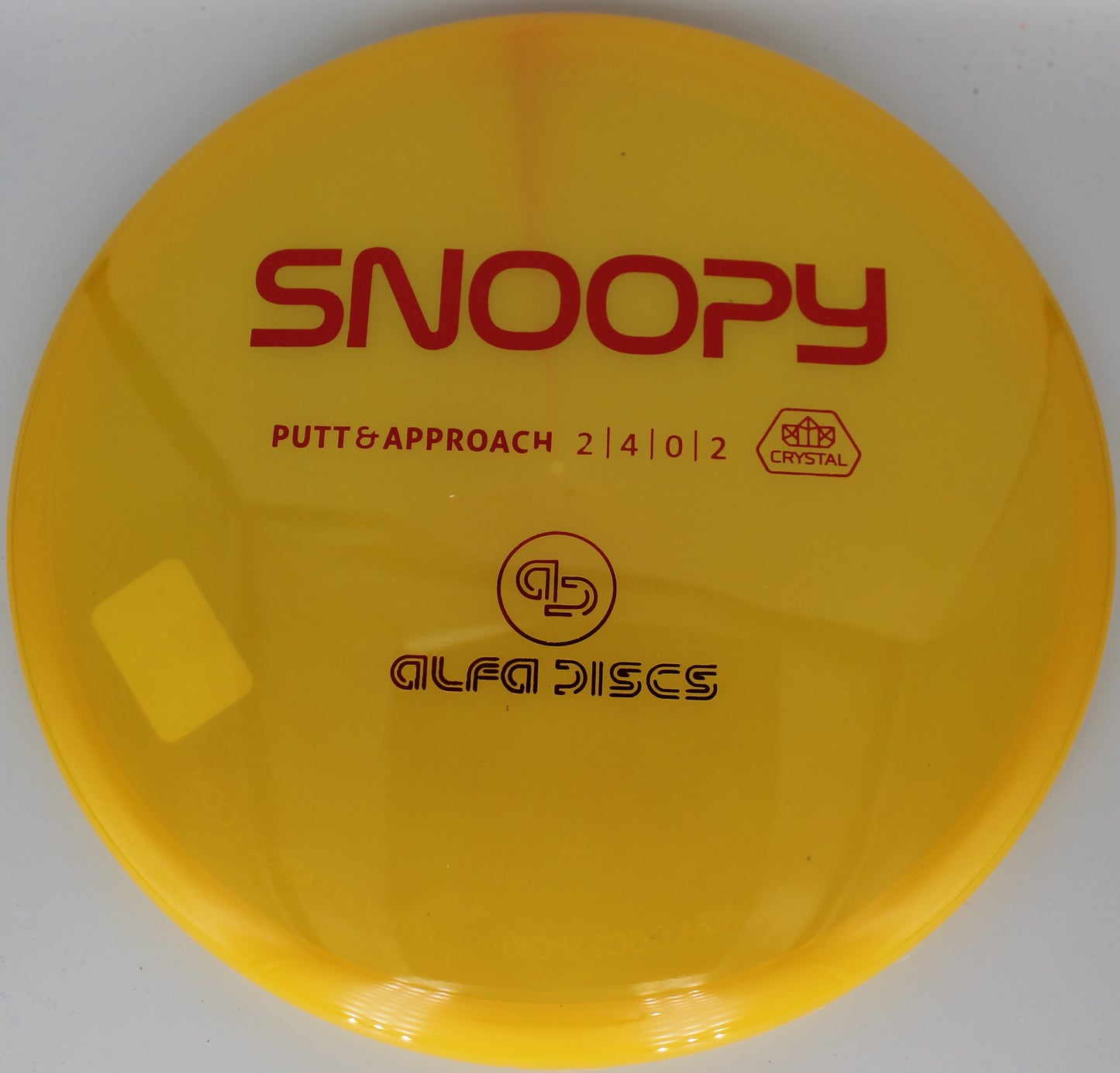 ALFA DISCS CRYSTAL SNOOPY